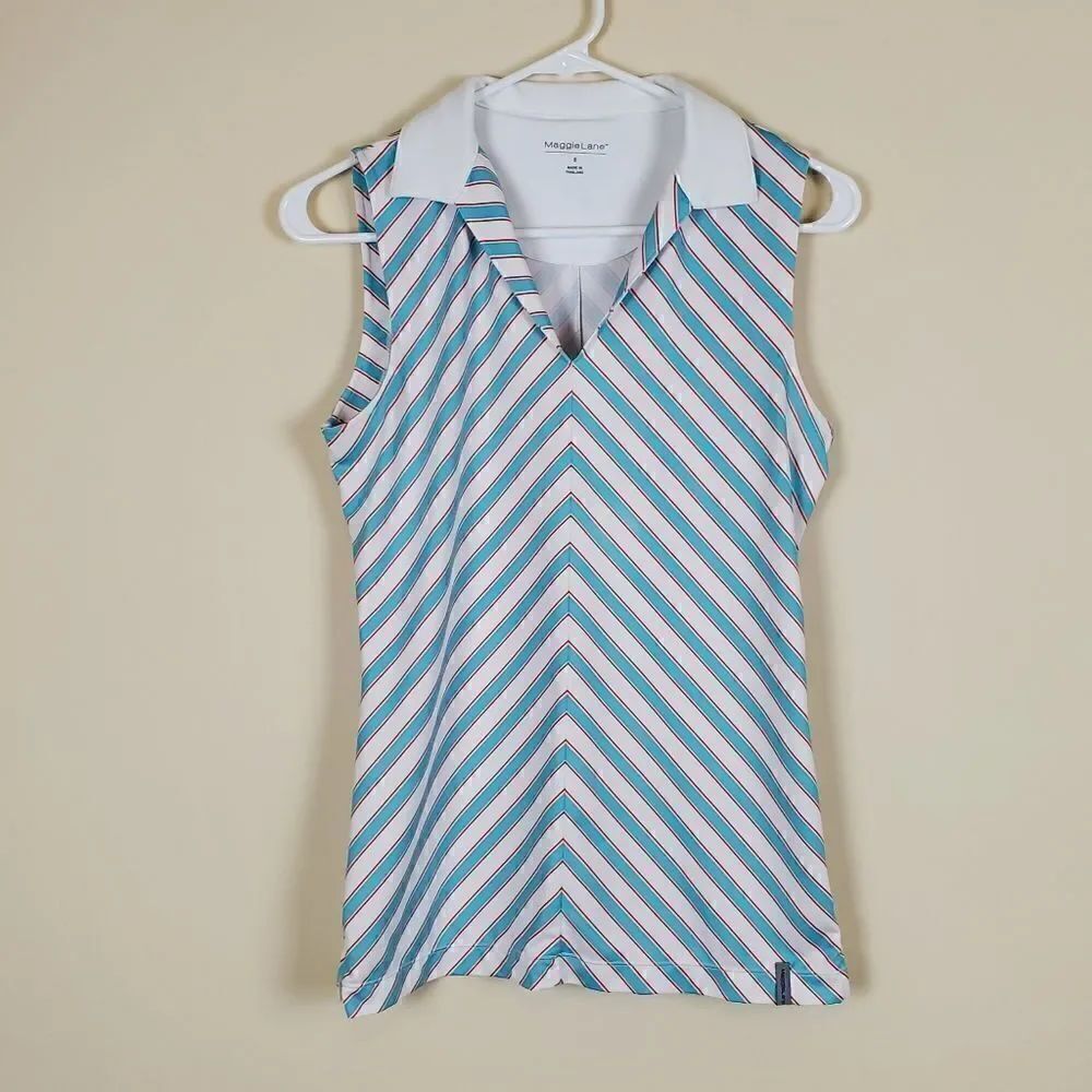 Maggie Lane Collard Stripe Tank Size Small
